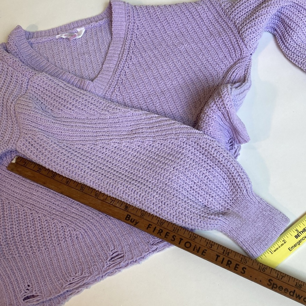 No boundaries- crop V neck sweater-S - Picture 7 of 12